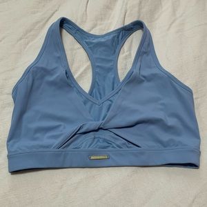 Gymshark X Whitney Simmons blue sports bra